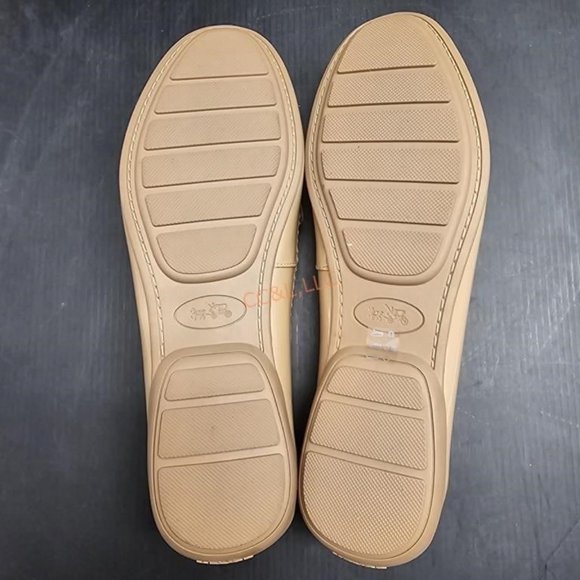 NIB Coach Odette Patent Leather Warm Blush Loafers Sz 9.5M - Picture 7 of 10